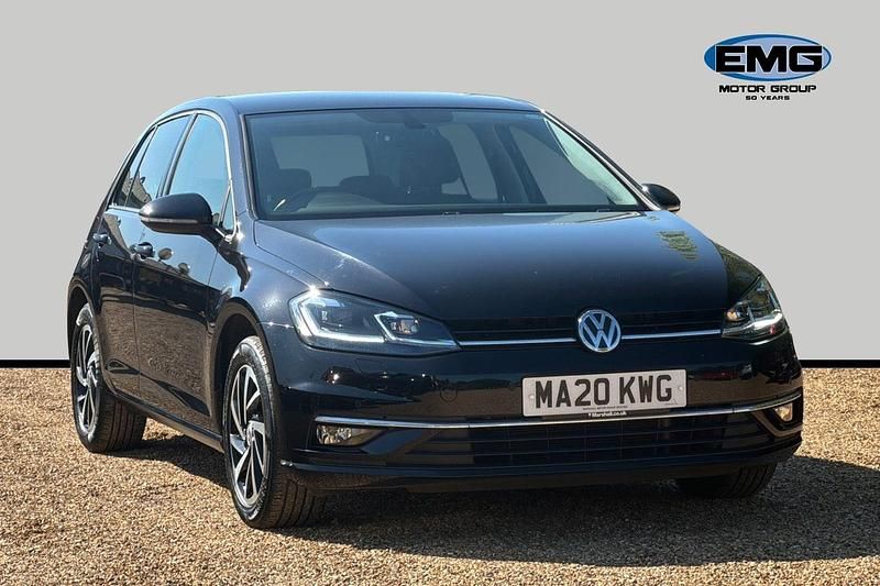 Black Used 2020 VW Golf VII Edition Hatchback | £15,945 (Good price) - Image 1/3