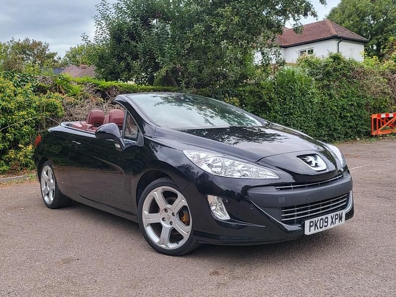 Black Used 2009 Peugeot 308 CC GTi Cabriolet | £2,495 (Fair price) - Image 1/4