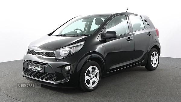 Black Used 2022 Kia Picanto Hatchback | £9,980 (Good price) - Image 1/4