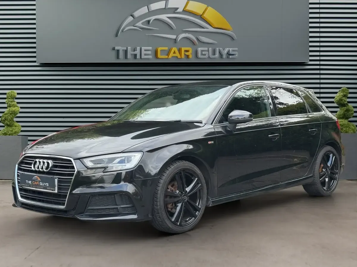 Used Audi A3 S-Line 110 HP (80 kW) 2016 Black Hatchback