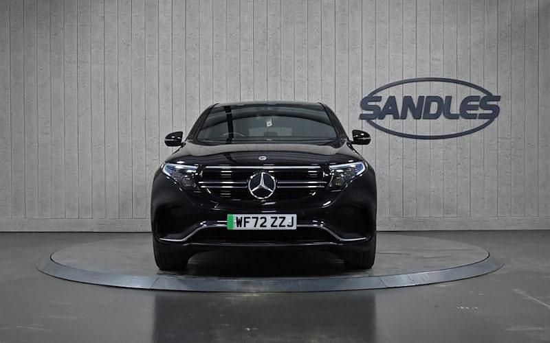 Used Mercedes EQC400 AMG line 300 kW (408 HP) 2022 Black SUV