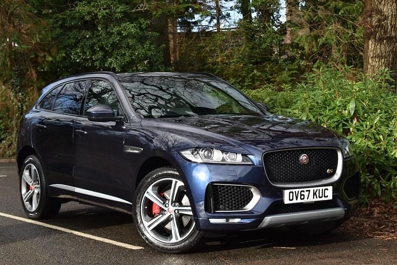 Used Jaguar F-Pace S 300 HP (220 kW) 2017 Blue SUV