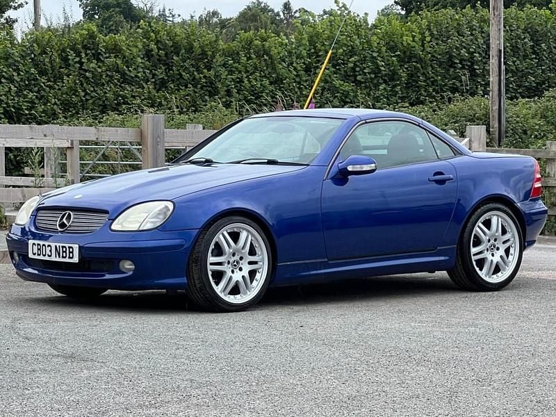 Used Mercedes SLK230 2003 Blue Cabriolet