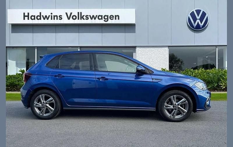 Used VW Polo R-line 110 HP (80 kW) 2022 Blue Hatchback