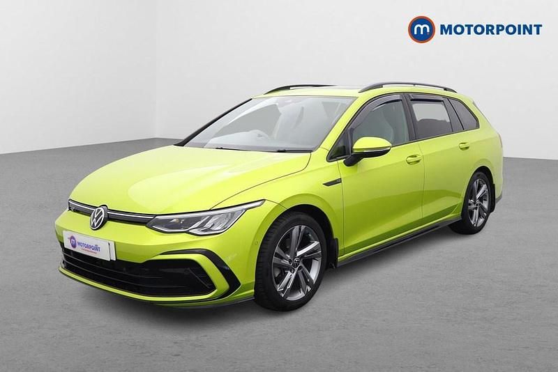 Used VW Golf VIII R-line 150 HP (110 kW) 2022 Yellow Estate