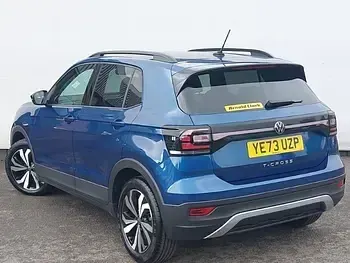 Used VW T-Cross Black Edition 110 HP (80 kW) 2024 Blue SUV