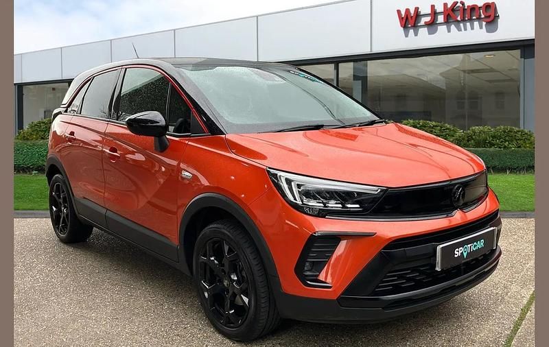 Used Vauxhall Crossland GS Line 110 HP (80 kW) 2022 Orange SUV