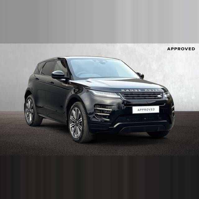 Santorini black New 2025 Land Rover Range Rover evoque Autobiography Hatchback | £56,358 - Image 1/3