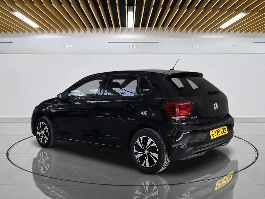 Used VW Polo Match 95 HP (69 kW) 2020 Black Hatchback