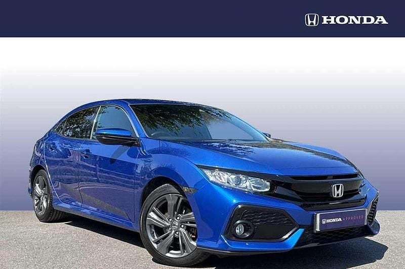 Brilliant sporty blue Used 2019 Honda Civic SR Hatchback | £9,950 (Fair price) - Image 1/4