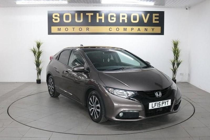 Brown Used 2015 Honda Civic SR Hatchback | £7,389 (Fair price) - Image 1/1