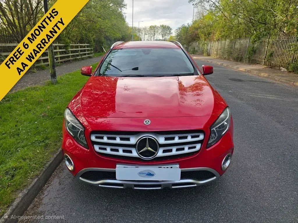 Used Mercedes GLA200 156 HP (114 kW) 2017 Red SUV