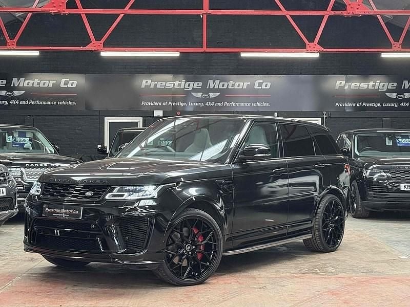 Black Used 2021 Land Rover Range Rover Sport SVR SUV | £46,991 (Super price) - Image 1/4
