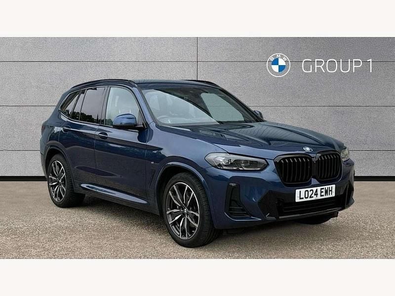Blue Used 2024 BMW X3 M Sport SUV | £40,995 (Expensive) - Image 1/4