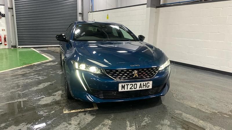 Used Peugeot 508 GT-line 131 HP (96 kW) 2020 Blue Hatchback