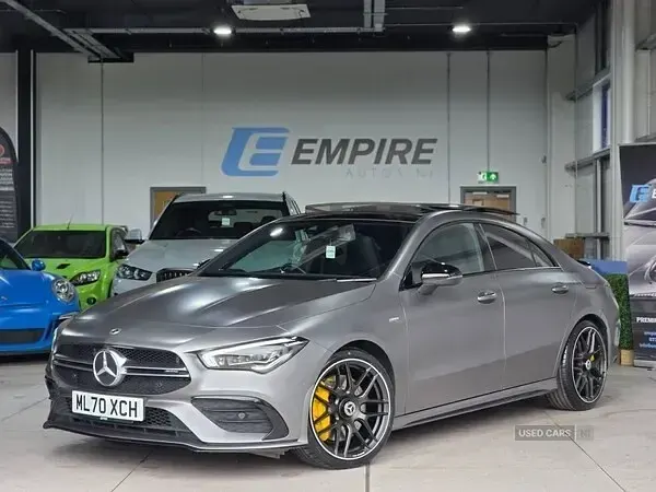 Used Mercedes CLA35 AMG Premium Plus 306 HP (225 kW) 2020 Grey Coupe