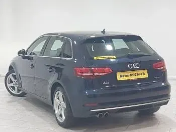 Used Audi A3 Sport 150 HP (110 kW) 2017 Blue Hatchback