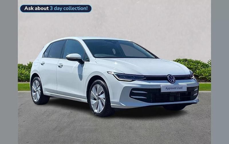 White Used 2025 VW Golf VIII Match Hatchback | £23,405 (Fair price) - Image 1/4