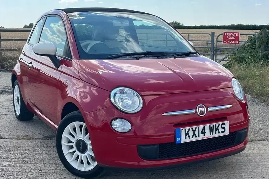 Used Fiat 500C S 69 HP (50 kW) 2014 Red Cabriolet