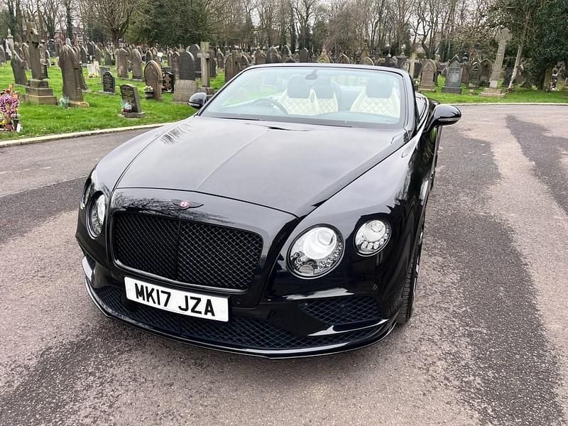 Used Bentley Continental GT Convertible Mulliner 2017 Black Cabriolet