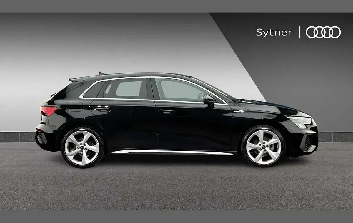 Used Audi A3 S-Line 147 HP (108 kW) 2022 Black Sedan