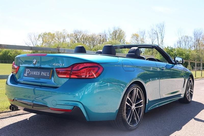 Begagnad BMW 420 M Sport 2020 Blå Cab
