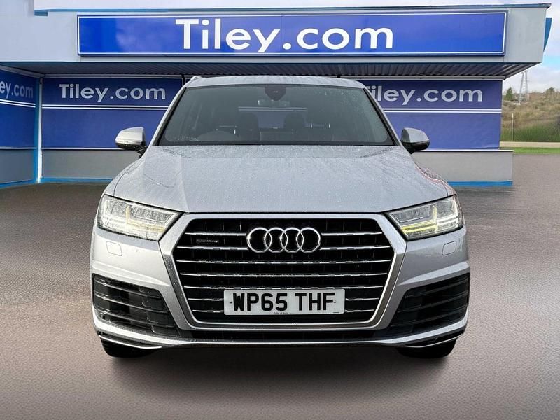 Begagnad Audi Q7 S-Line 272 HK (200 kW) 2015 Silver SUV