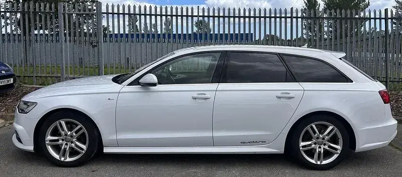 Used Audi A6 S-Line 272 HP (200 kW) 2018 White Estate
