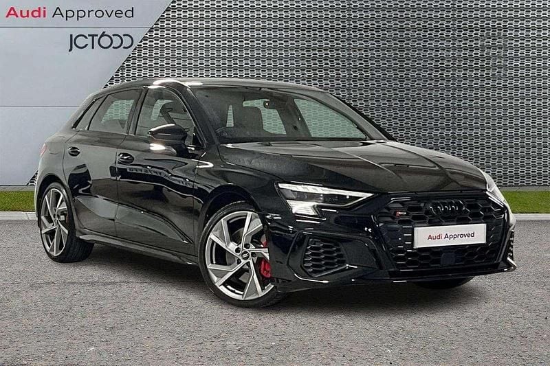 Black Used 2023 Audi S3 Sportback Comfort Hatchback | £38,377 - Image 1/4