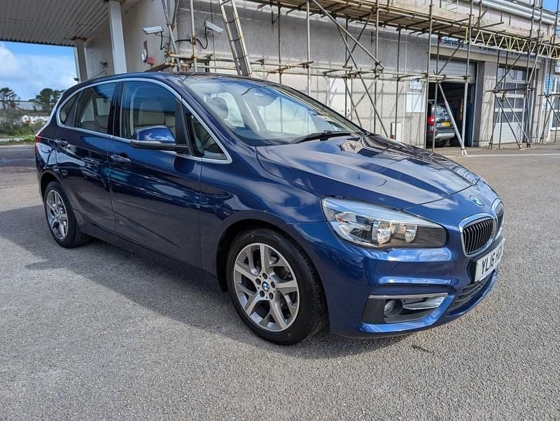 Used BMW 218 Active Tourer Luxury Line 2016 Blue MPV
