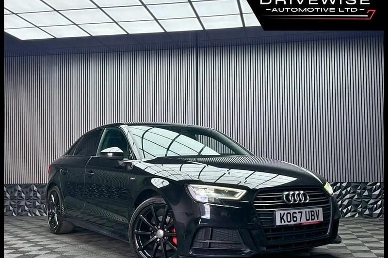 Used Audi A3 Black Edition 184 HP (135 kW) 2018 Black Sedan