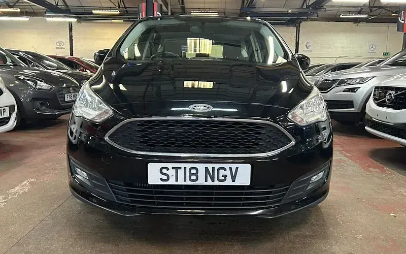 Used Ford C-MAX Zetec 120 HP (88 kW) 2018 Black MPV