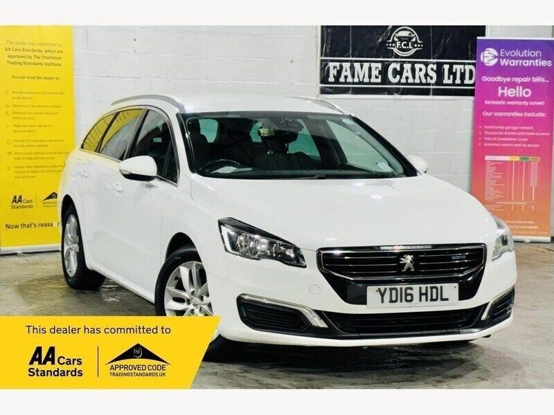White Used 2016 Peugeot 508 Active Estate | £3,800 - Image 1/4