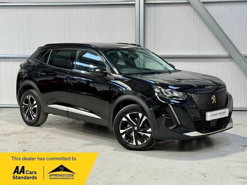 Black Used 2021 Peugeot 2008 Allure SUV | £9,995 (Fair price) - Image 1/4