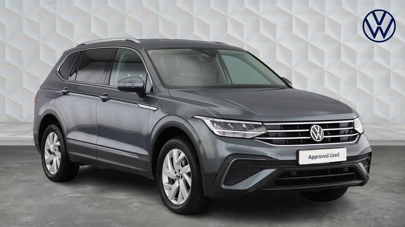 Grey Used 2021 VW Tiguan Allspace Life SUV | £24,748 (Fair price) - Image 1/4