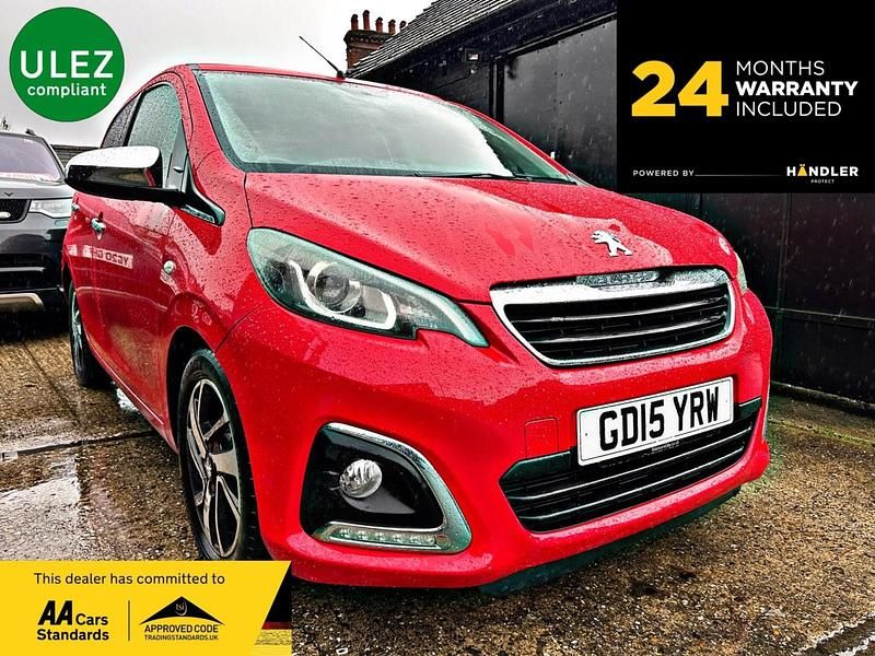 Used Peugeot 108 Allure 2015 Red Hatchback