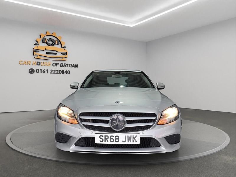 Begagnad Mercedes C220 SE 194 HK (142 kW) 2018 Silver Sedan