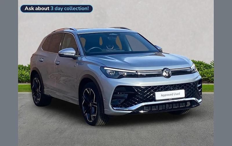Silver Used 2024 VW Tiguan R-line SUV | £33,423 (A bit pricey) - Image 1/4