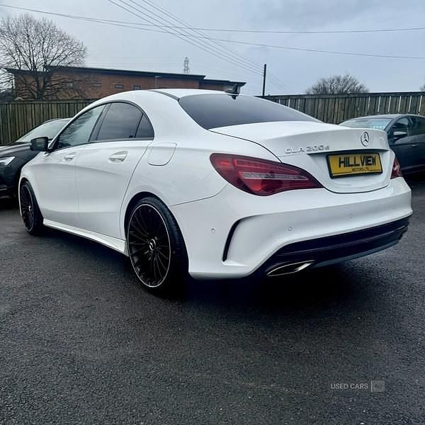 Used Mercedes CLA200 AMG line 136 HP (100 kW) 2018 White Sedan