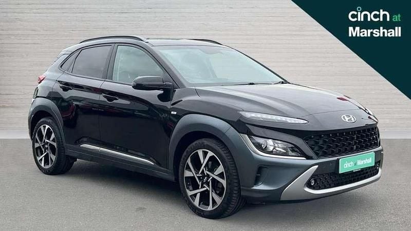 Black Used 2022 Hyundai Kona Premium SUV | £15,421 (Fair price) - Image 1/4