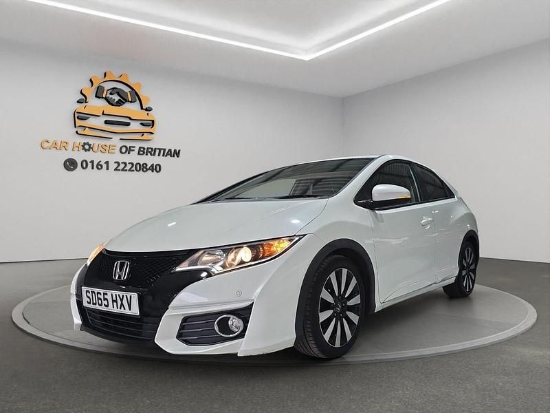 White Used 2015 Honda Civic SE Plus Hatchback | £9,250 (A bit pricey) - Image 1/4
