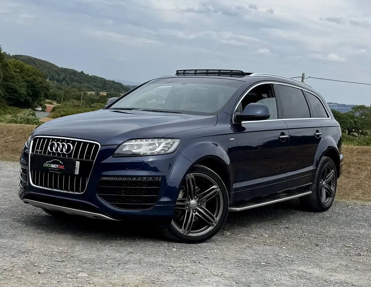 Used Audi Q7 S-Line 241 HP (177 kW) 2015 Blue SUV