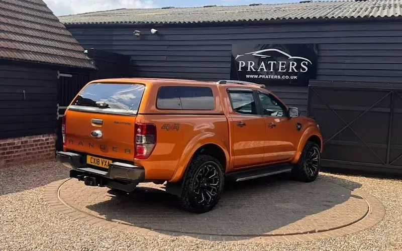 Used Ford Ranger Wildtrack 200 HP (147 kW) 2018 Orange Pickup