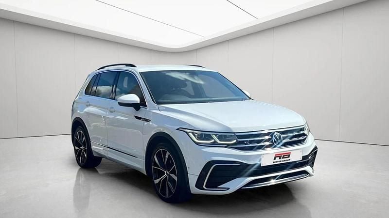 Begagnad VW Tiguan R-line 2021 Vit SUV