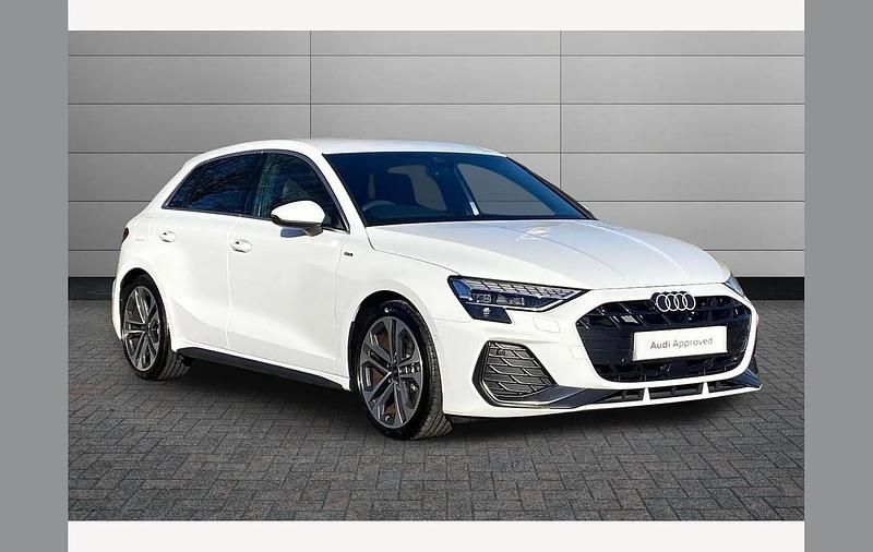 White Used 2025 Audi A3 S-Line Hatchback | £26,995 (Fair price) - Image 1/4