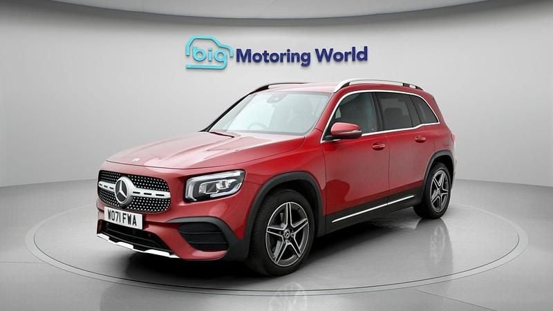 Used Mercedes GLB200 AMG line 163 HP (119 kW) 2021 Red SUV