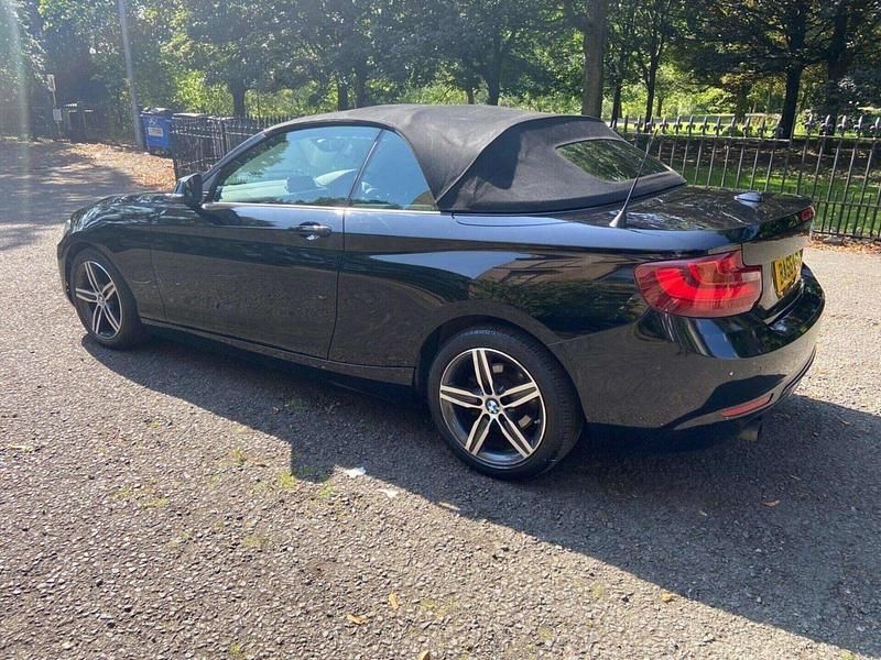 Used BMW 218 Sport Line 136 HP (100 kW) 2017 Black Cabriolet