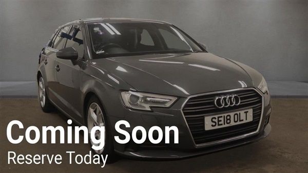 Grey Used 2018 Audi A3 Sportback Sport Hatchback | £10,995 (Super price) - Image 1/1