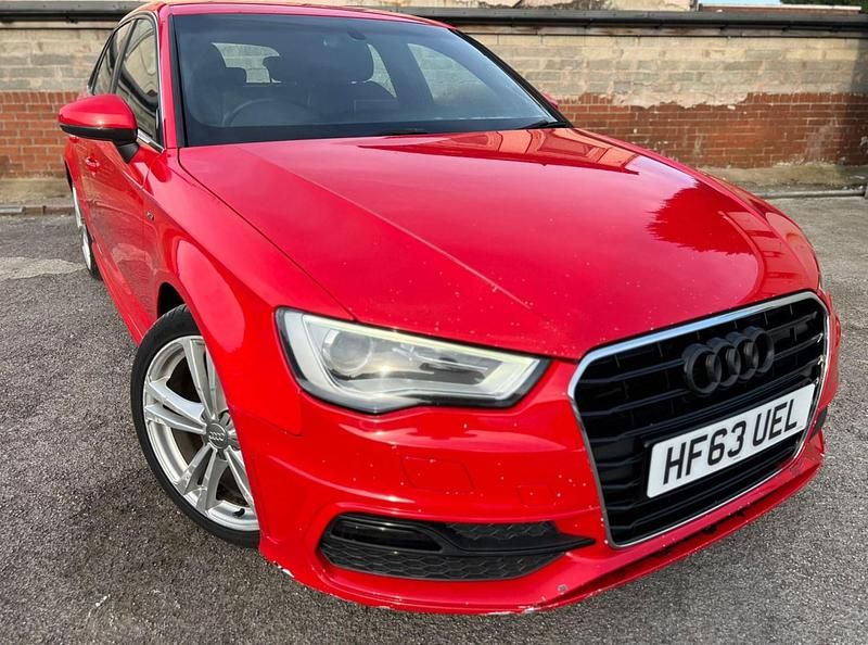 Used Audi A3 S-Line 105 HP (77 kW) 2013 Red Hatchback