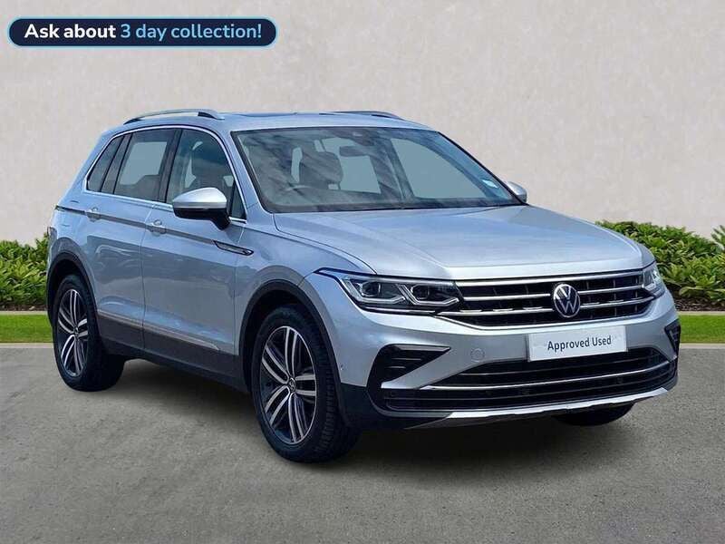 Silver Used 2022 VW Tiguan Elegance SUV | £26,138 (Fair price) - Image 1/4